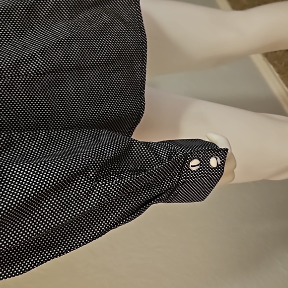 PANHANDLE SLIM Cowboy Core Monochrome Pin Dot Western Snap Shirt - Picture 6 of 9